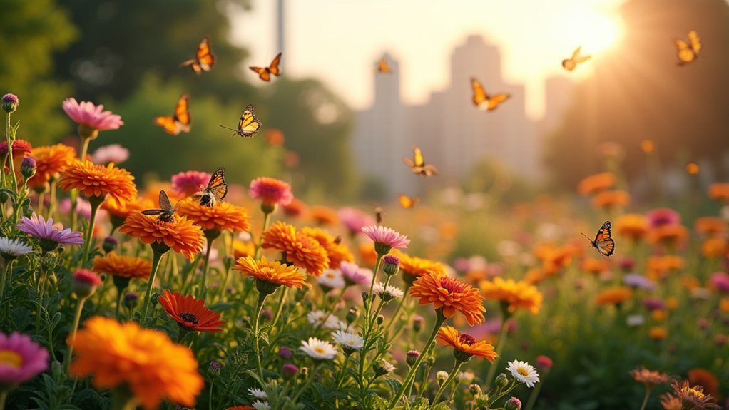 pollinator friendly urban greenery