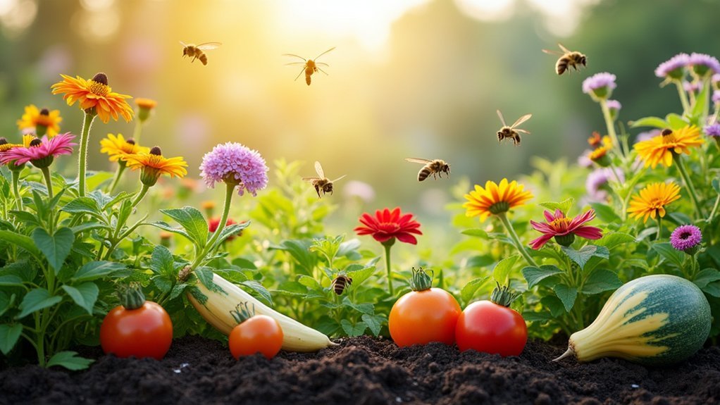 pollinator support for gardens