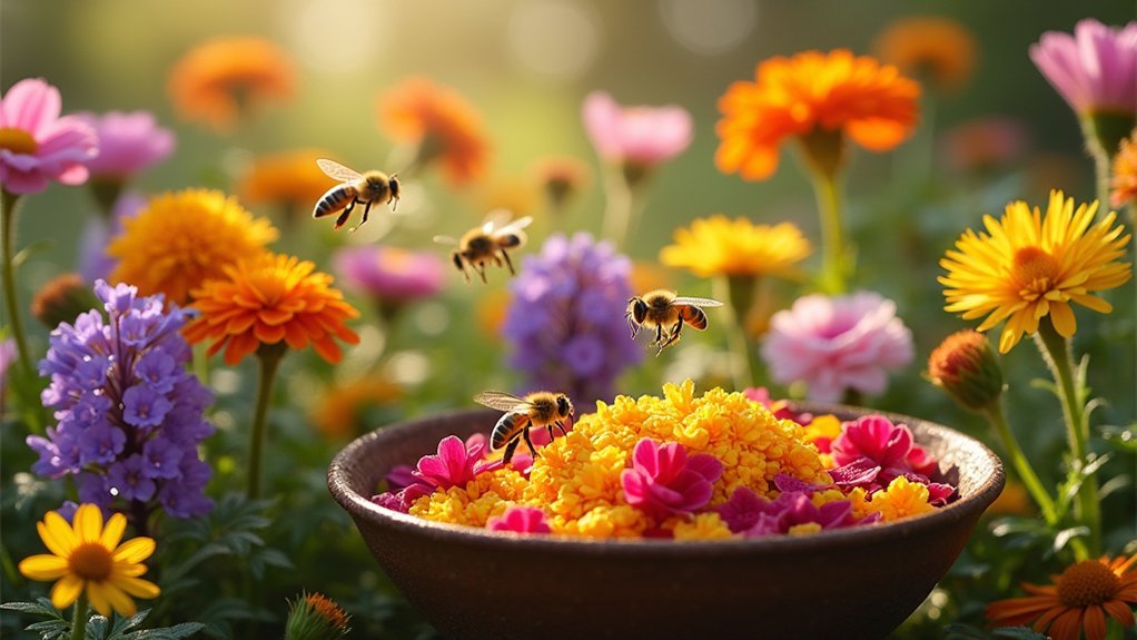 pollinators and edible yields