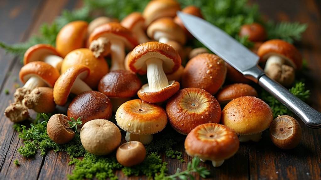 prepare wild mushrooms safely
