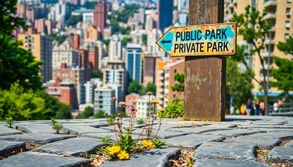 public versus private property
