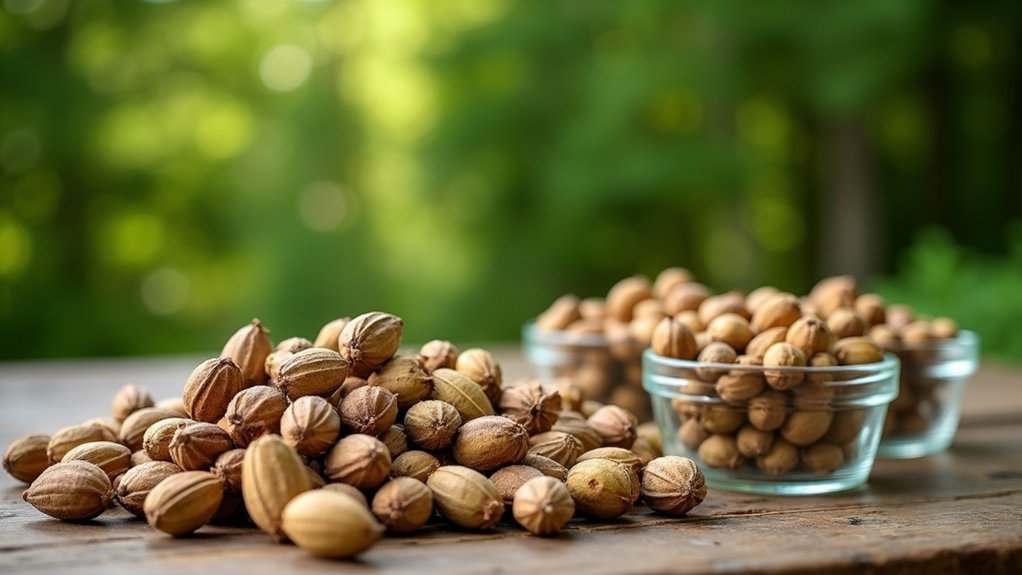 quality control for pine nuts