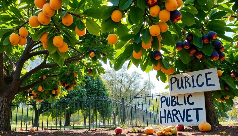respect private fruit trees