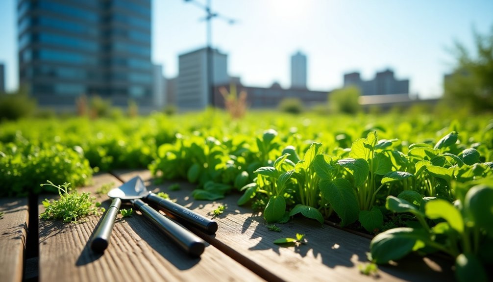 rooftop garden harvesting optimization