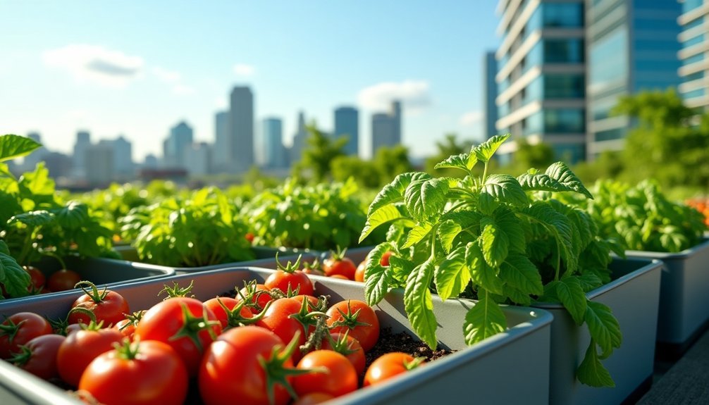 rooftop gardening collection system
