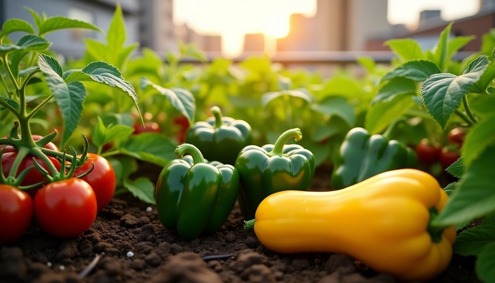 rooftop vegetable ripeness indicators