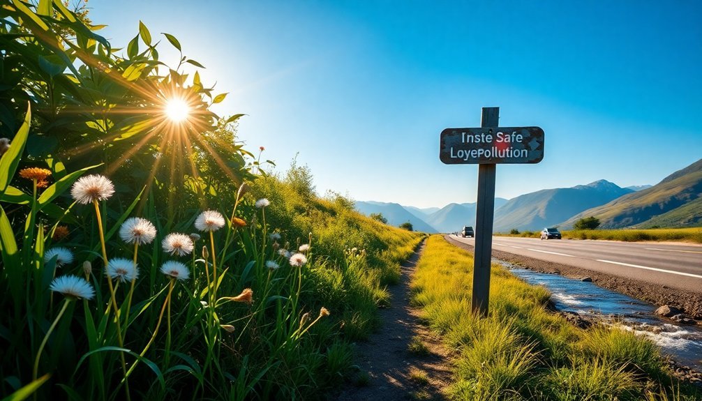safe foraging pollution awareness