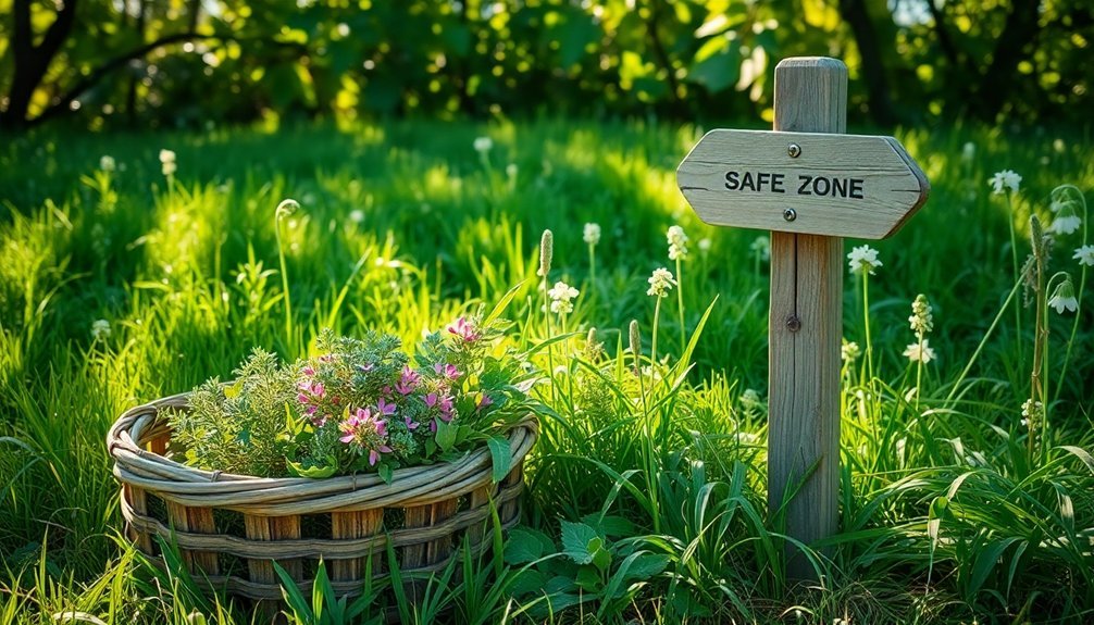 safe foraging practices recommended