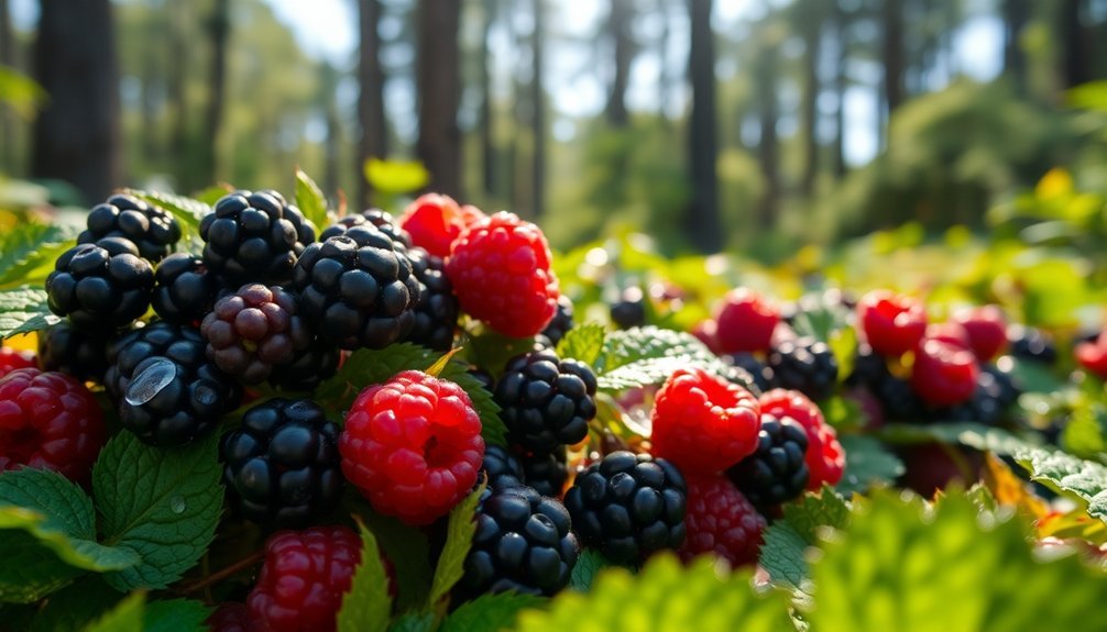 safe wild berry foraging