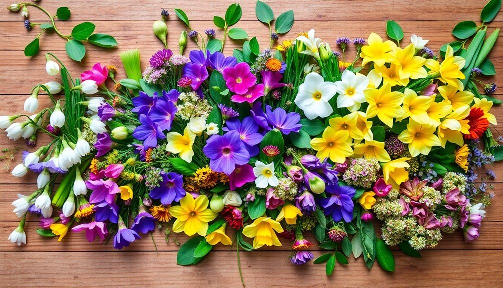 seasonal flower foraging guide