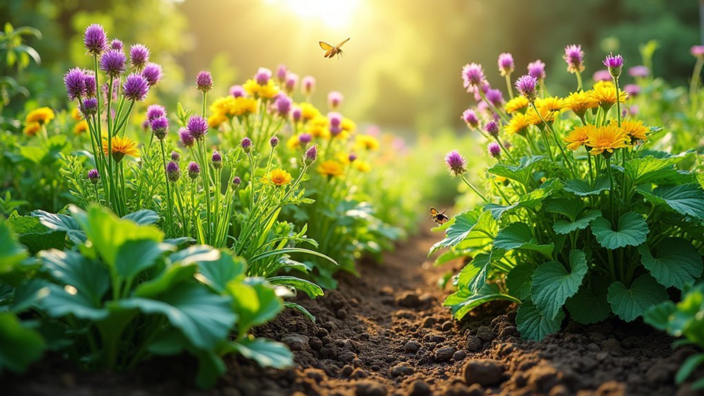 sustainable pollinator friendly vegetable gardens