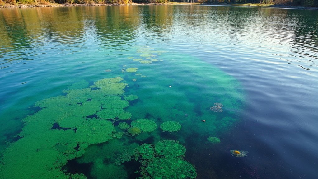 unusual lake color reporting