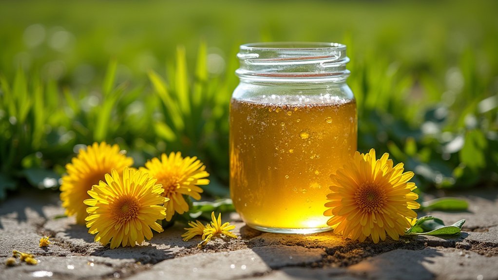 urban foraging dandelion wine tips