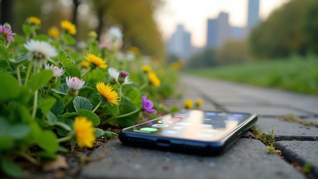 urban foraging gps precision