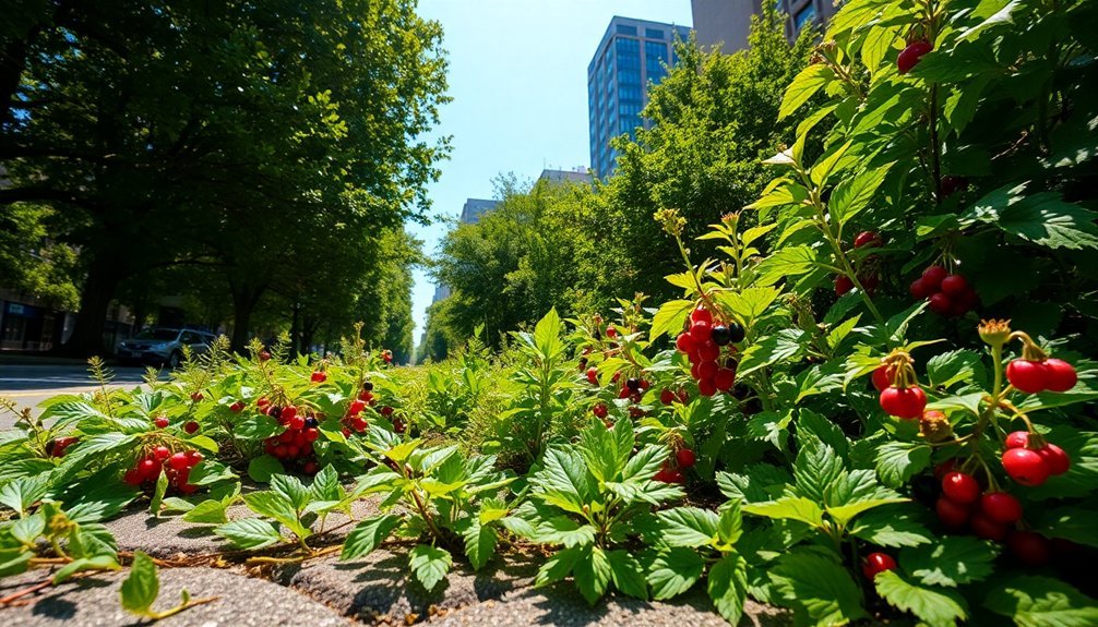 urban foraging in july
