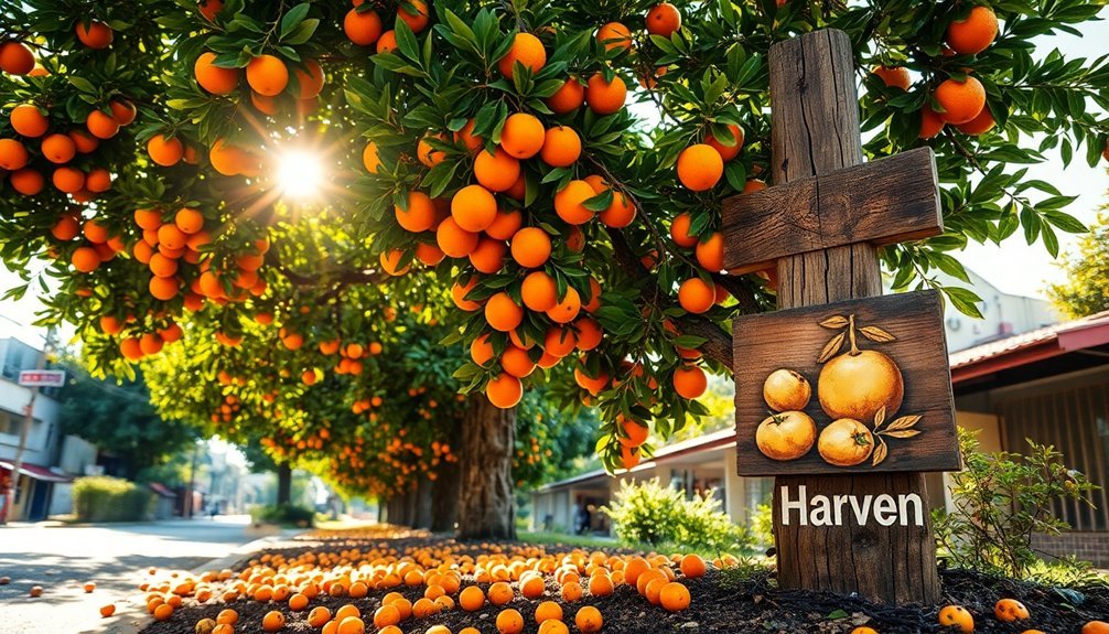 urban fruit harvesting sustainably