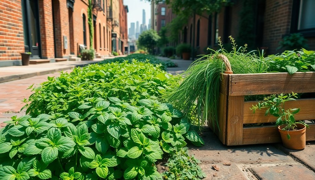 urban herbal foraging advantages