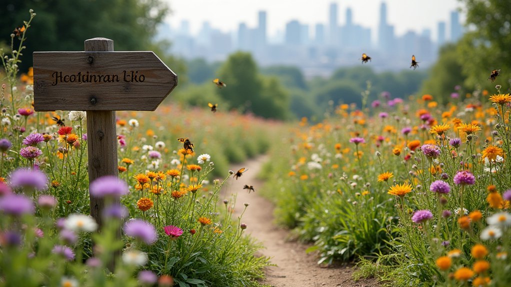 urban pollinator habitat creation