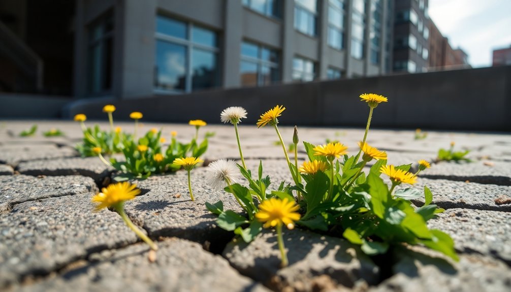 urban weeds demonstrate resilience