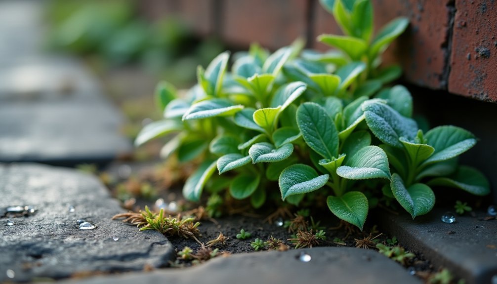 urban winter foliage display