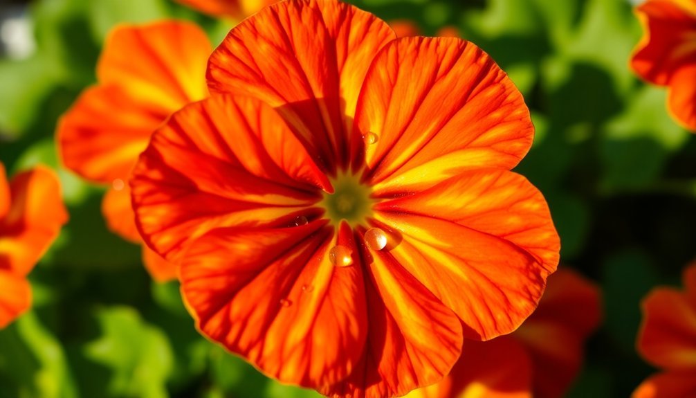 vibrant spicy flower blooms