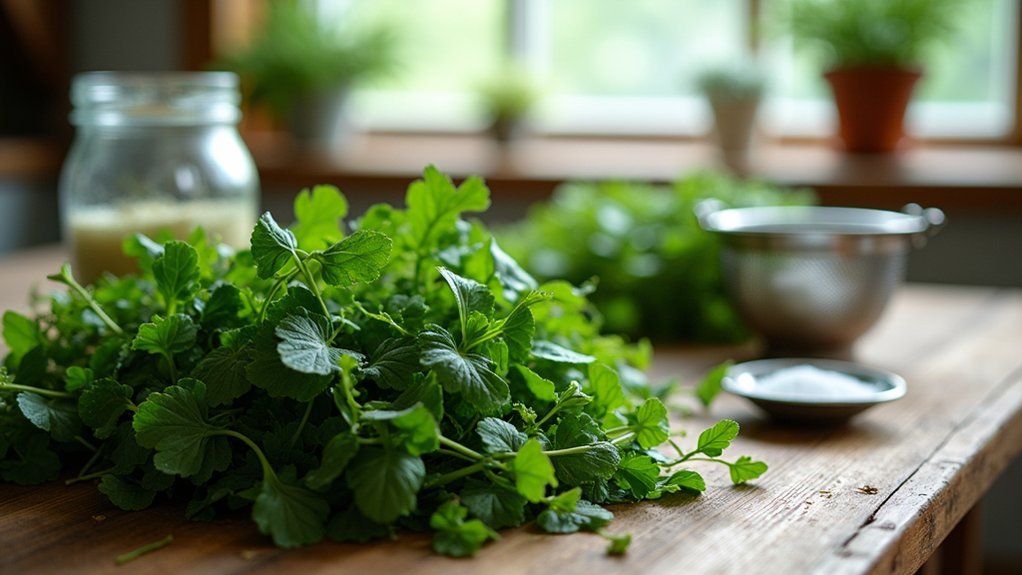 wild plant cleaning methods